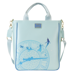Loungefly - Disney - Peter Pan You Can Fly Glow Tote Bag With Coin Bag - WDTB2942